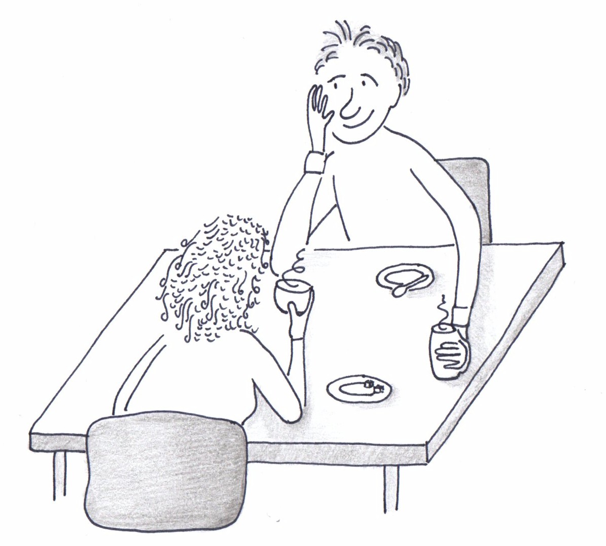 koffie drinken met R